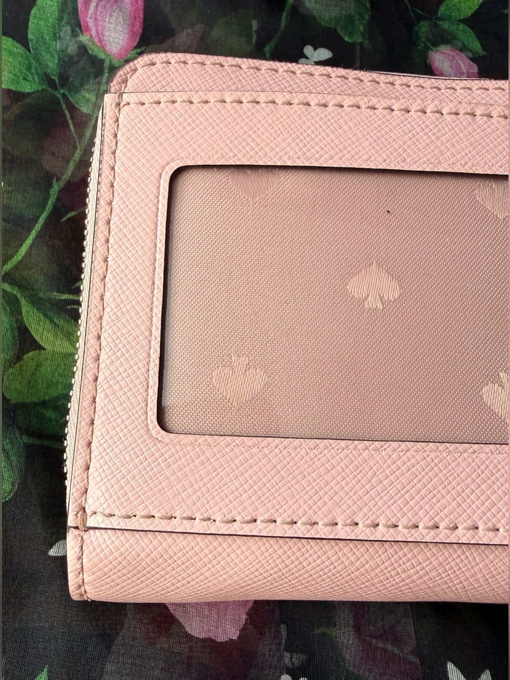Kate Spade Staci Pink Small Zip Around Bifold Wallet - Picture 7 of 14